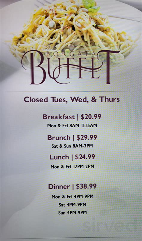 Borgata Buffet, Atlantic City .